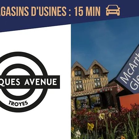 L'empire Bleu - Sejour A Deux Au Centre De - Elegant Avec Cuisine Equipee Et Atmosphere Cocooning * Troyes