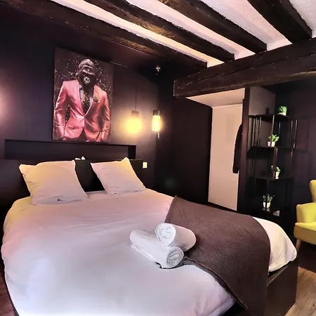 Apartmán L'empire Bleu - Sejour A Deux Au Centre De - Elegant Avec Cuisine Equipee Et Atmosphere Cocooning *